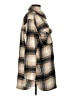 Thread & Supply 100% Polyester Plaid Tan Coat Size L - photo 4