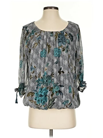 Sara Michelle 3/4 Sleeve Blouse (view 1)