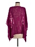 Chico's 100% Polyester Burgundy Poncho Size S - photo 1