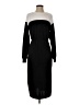 Aqua Black Casual Dress Size 0 - photo 1