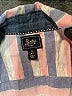 Bixby Nomad 100% Cotton Stripes Blue Short Sleeve Button-Down Shirt Size 6 - 7 - photo 3