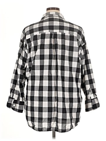 Maeve by Anthropologie 3/4 Sleeve Button-Down Shirt (view 2)
