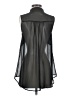 Saint Tropez Black Sleeveless Button-Down Shirt Size XS - photo 2