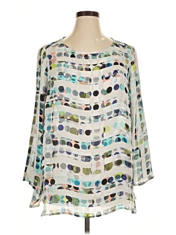 Nic + Zoe 3/4 Sleeve Blouse (view 1)