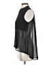 Saint Tropez Black Sleeveless Button-Down Shirt Size XS - photo 5