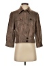 Per Se By Carlisle 100% Linen Brown Jacket Size 4 - photo 1