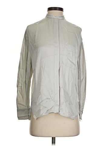 Vince. 3/4 Sleeve Silk Top (view 1)