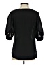41Hawthorn 100% Polyester Black 3/4 Sleeve Blouse Size S - photo 2