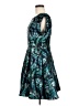Tinley Road 100% Polyester Graphic Teal Cocktail Dress Size M - photo 5