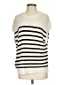 Nordstrom 100% Cotton Stripes Ivory Sweater Vest Size XS - photo 1