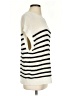 Nordstrom 100% Cotton Stripes Ivory Sweater Vest Size XS - photo 4