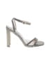 Betsey Johnson Silver Sandals Size 8 1/2 - photo 1