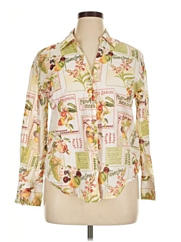 Calypso St. Barth Long Sleeve Blouse (view 1)
