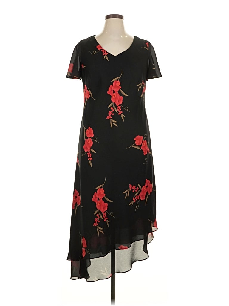 Pre-owned Donna Ricco Casual Dress In Black