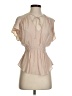 ASTR The Label 100% Polyester Tan Short Sleeve Blouse Size XS - photo 1