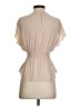 ASTR The Label 100% Polyester Tan Short Sleeve Blouse Size XS - photo 2