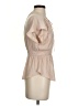 ASTR The Label 100% Polyester Tan Short Sleeve Blouse Size XS - photo 4