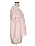 Mi ami 100% Polyester Pink Short Sleeve Blouse Size L - photo 4