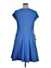The Limited Solid Blue Casual Dress Size XL - photo 2