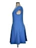 The Limited Solid Blue Casual Dress Size XL - photo 5