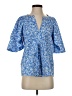 Tuckernuck Blue 3/4 Sleeve Blouse Size S - photo 1