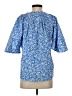Tuckernuck Blue 3/4 Sleeve Blouse Size S - photo 2