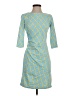 J. McLaughlin Argyle Teal Cocktail Dress Size XS - photo 1
