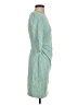 J. McLaughlin Argyle Teal Cocktail Dress Size XS - photo 4