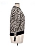 T Tahari Animal Print Black Pullover Sweater Size 1X (estimated) - photo 4