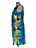 I.N. Studio Graphic Teal Cocktail Dress Size 12 - photo 5