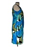 I.N. Studio Graphic Teal Cocktail Dress Size 12 - photo 4