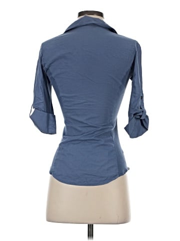 James Perse 3/4 Sleeve Button-Down Shirt (view 2)