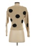 Dex 100% Acrylic Polka Dots Tan Turtleneck Sweater Size XS - photo 2