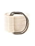 Unbranded 100% Polyester Ivory White Belt Size S - photo 1