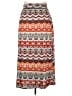 AB Studio Print Orange Casual Skirt Size 2X - photo 2