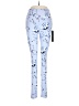 Carbon38 Print Blue Casual Pants Size M - photo 1