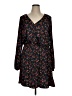Gap 100% Polyester Floral Black Casual Dress Size XL (tall) - photo 1