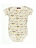 MilkBarn Print Ivory Short Sleeve Onesie Size 6-12 mo - photo 1