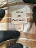 Japna Plaid Brown Long Sleeve Button-Down Shirt Size S - photo 7