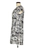 Paris Paris 100% Polyester Animal Print Gray Casual Dress Size M - photo 5