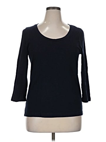 J.Crew Factory Store 3/4 Sleeve T-Shirt (view 1)