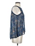 Bishop + Young 100% Polyester Blue Sleeveless Blouse Size XS - photo 4