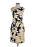 J.Crew 100% Polyester Floral Green Blue Cocktail Dress Size 4 - photo 1
