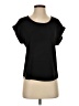 Pink Rose Black Short Sleeve T-Shirt Size S - photo 1