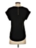 Pink Rose Black Short Sleeve T-Shirt Size S - photo 2