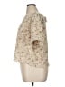 Code x Mode Ivory Short Sleeve Blouse Size XL - photo 5