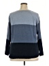 Jeanne Pierre 100% Cotton Color Block Blue Pullover Sweater Size 2X - photo 2