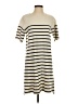 Faherty 100% Cotton Stripes Ivory Casual Dress Size S - photo 1