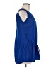 Black Rainn Blue Sleeveless Blouse Size M - photo 4