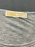 MICHAEL Michael Kors 100% Rayon Metallic Silver Short Sleeve Top Size XL (estimated) - photo 7